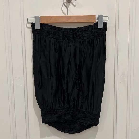 Sofia Made in Italy Black Strappless Top - Picture 4 of 4